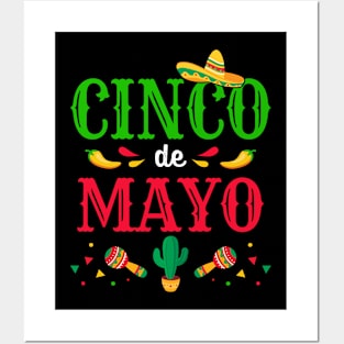 Cinco de Mayo for mexican fiesta costume Posters and Art